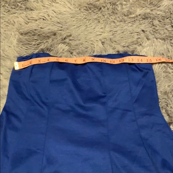 5/$20 Plus size strapless peplum top - Picture 3 of 4